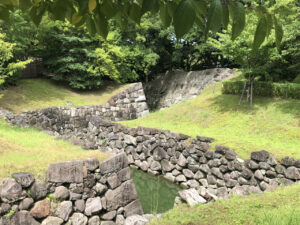 駿府城の二の丸水路